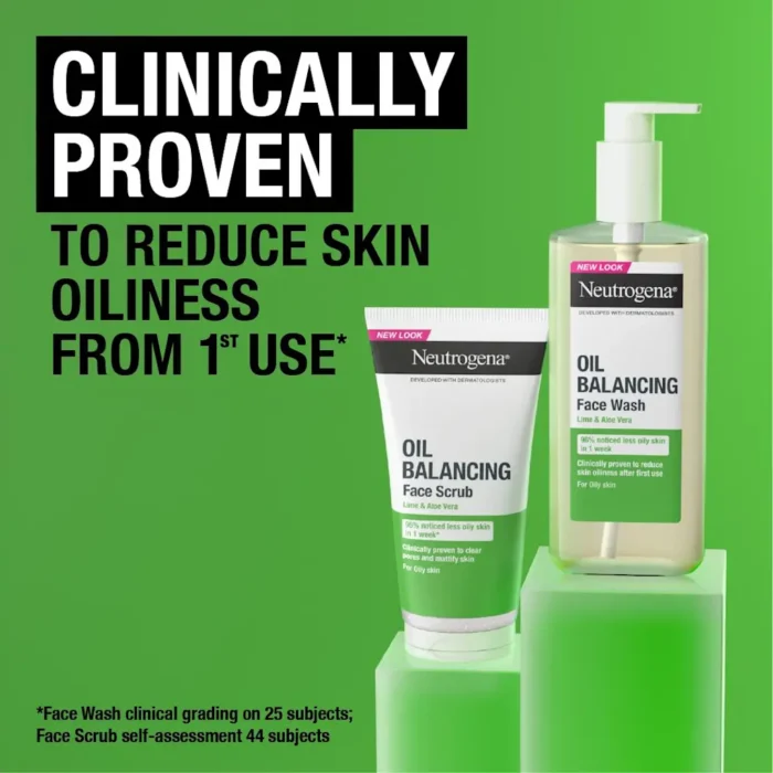 Neutrogena Oil Balancing Lime & Aloe Vera Face Wash - Image 5