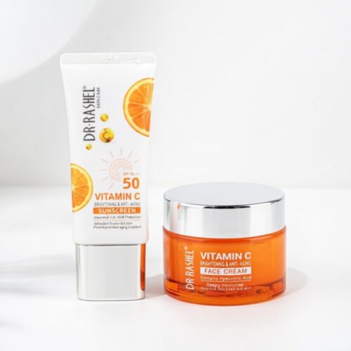 Dr Rashel Vitamin C Face Cream & SPF 50 Anti-Spot Protection Set