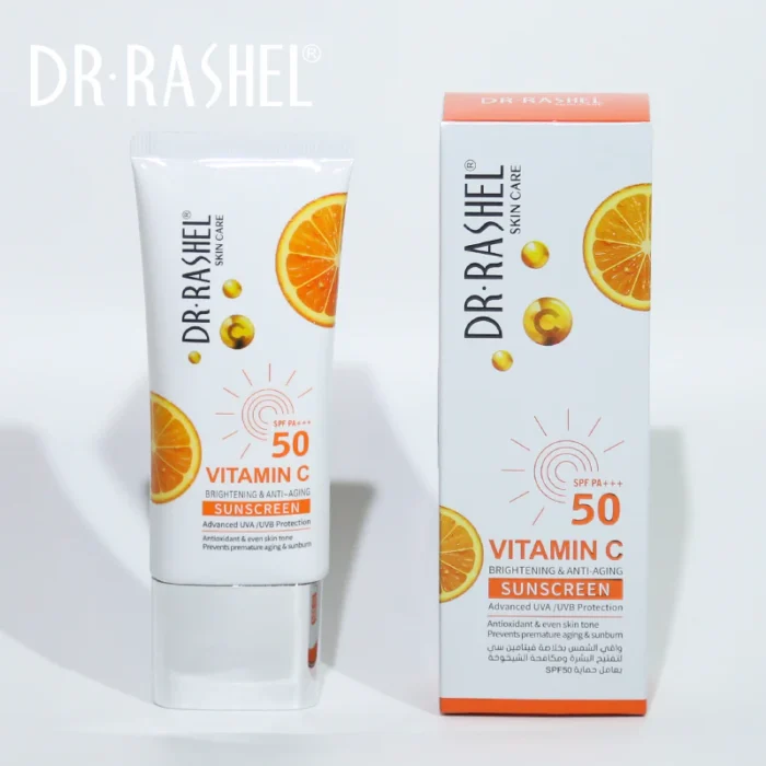 Dr Rashel SPF 50 Vitamin C Brightening & Anti - Aging Sunscreen - Image 2