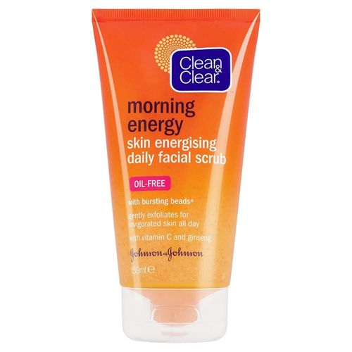 Clean & Clear Daily Facial Scrub, Morning Energy, Skin Energizing